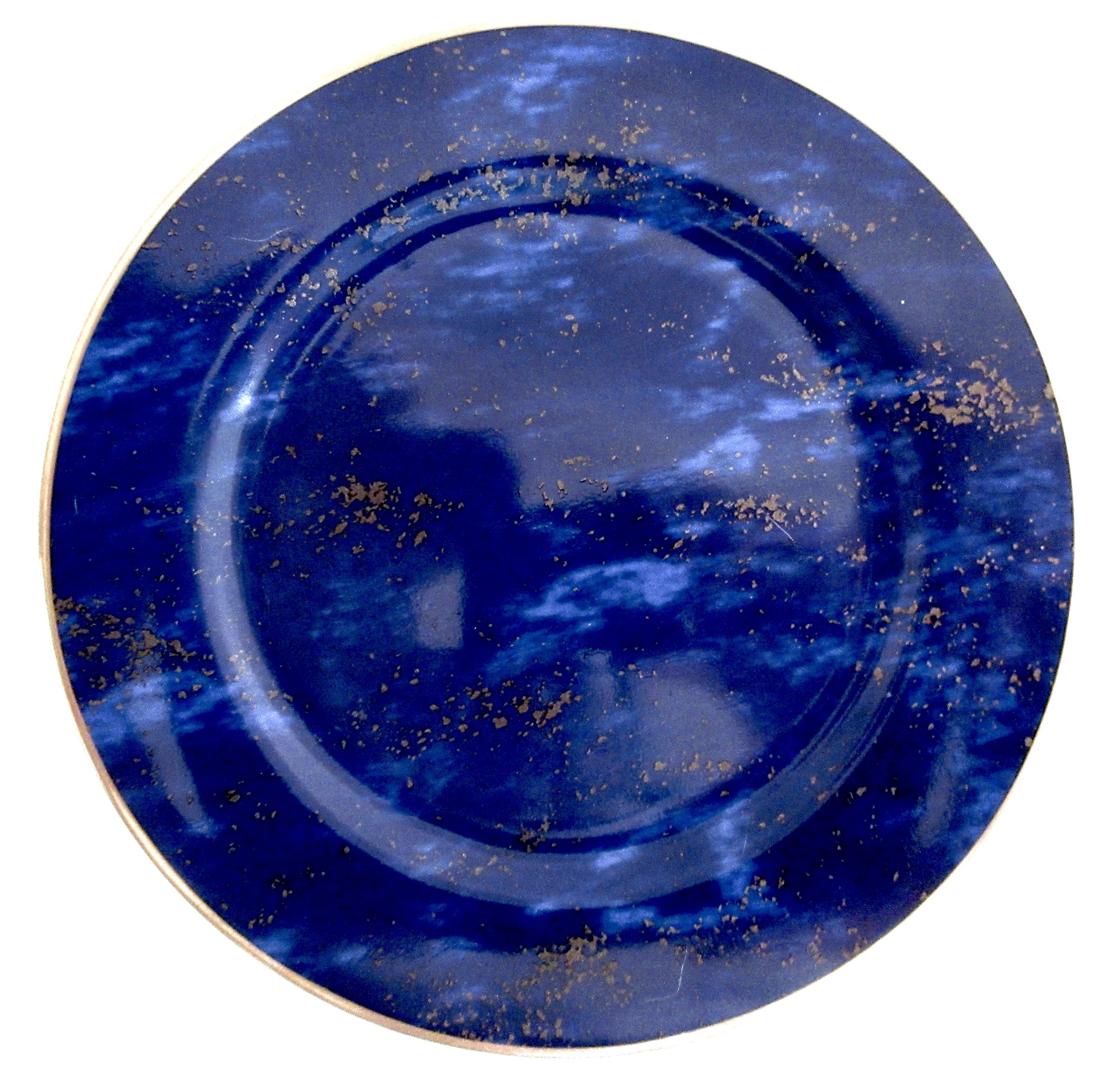 Lapis Blue Porcelain Canape Plates S/8~P77669888