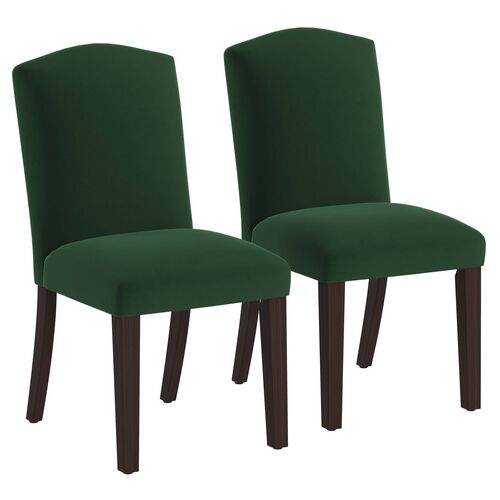S/2 Marie Velvet Side Chairs~P77421900