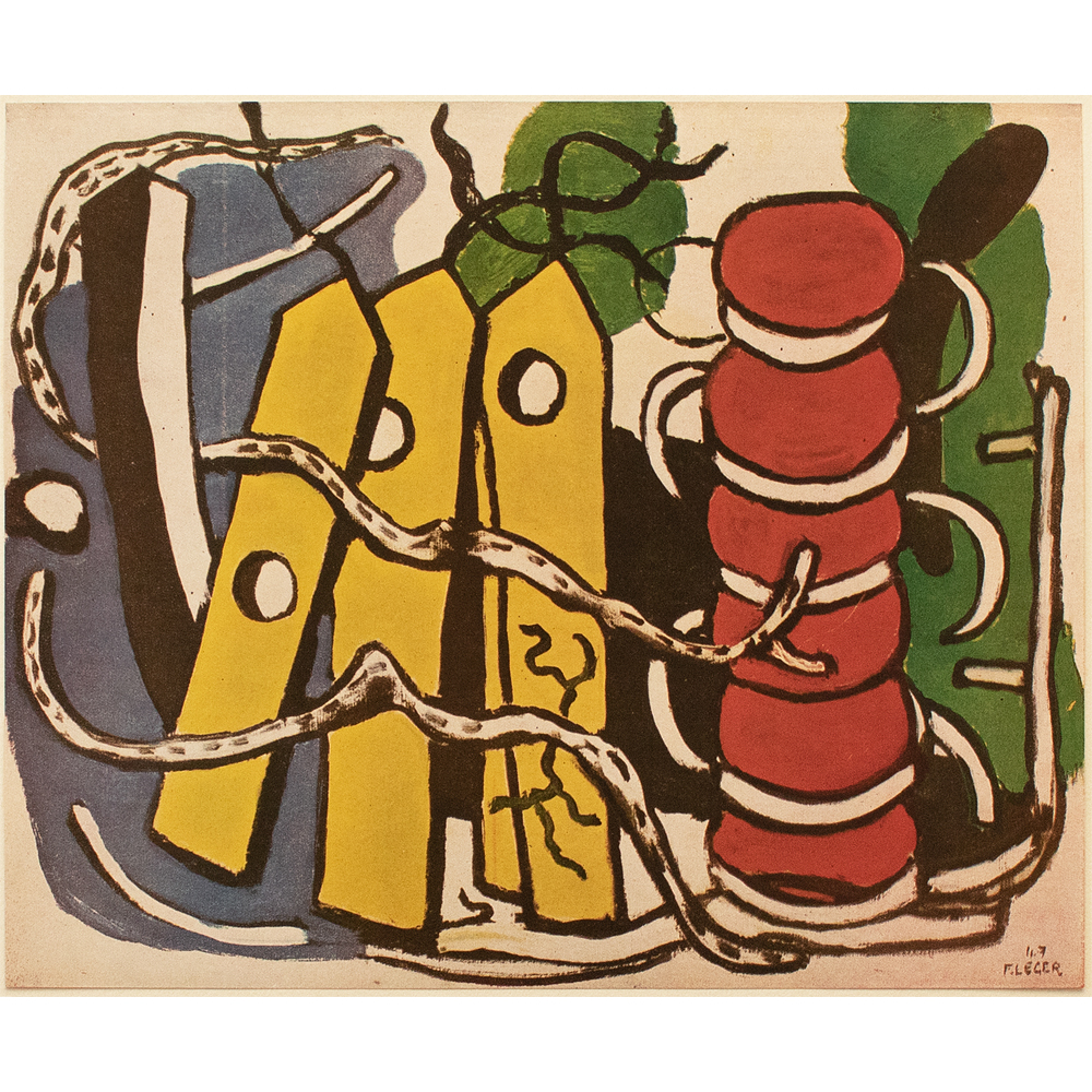 1948 Fernand Leger, The Yellow Labels~P77532960