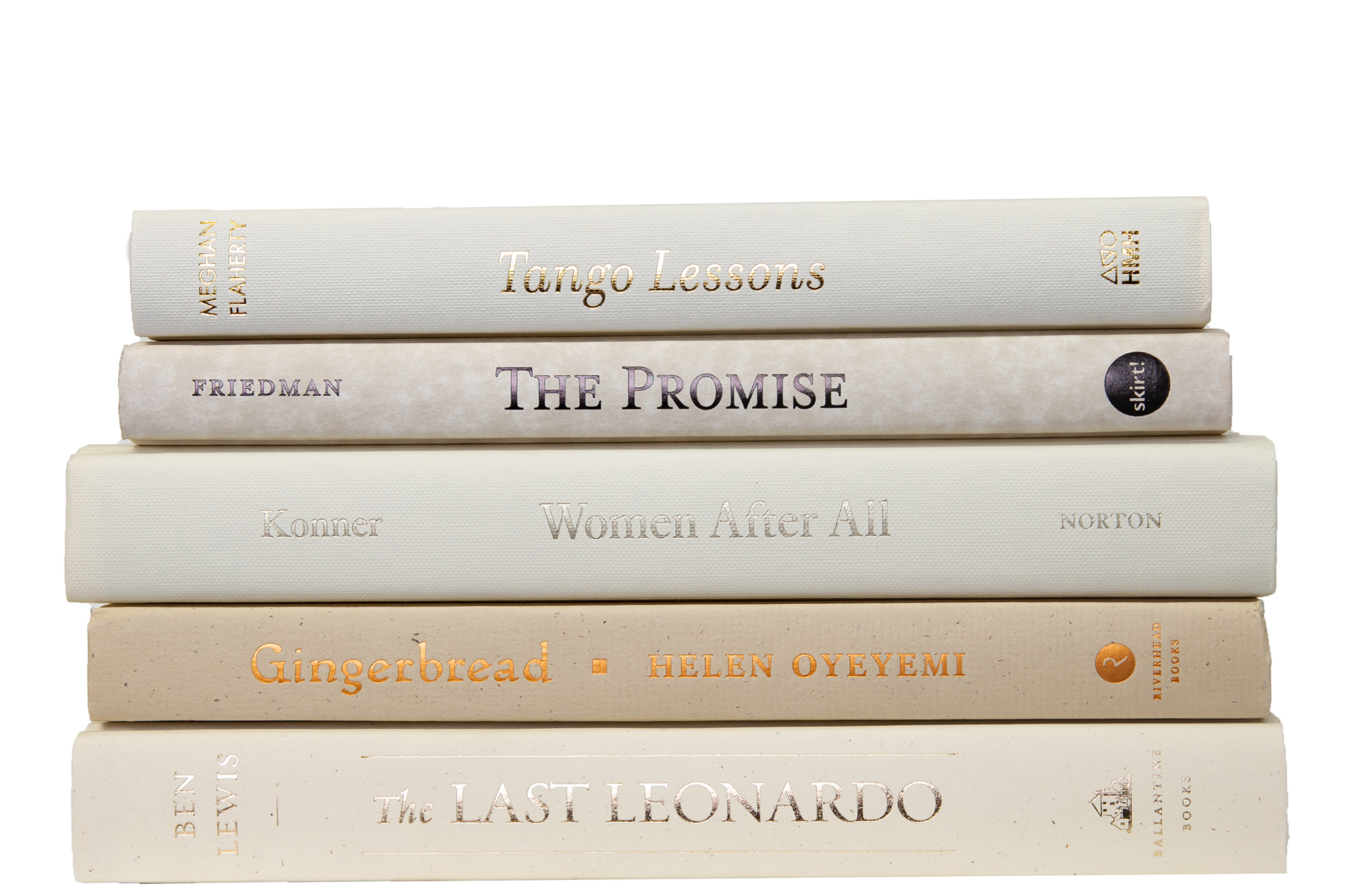 Set of 5 Decorative Book Stack, Beach