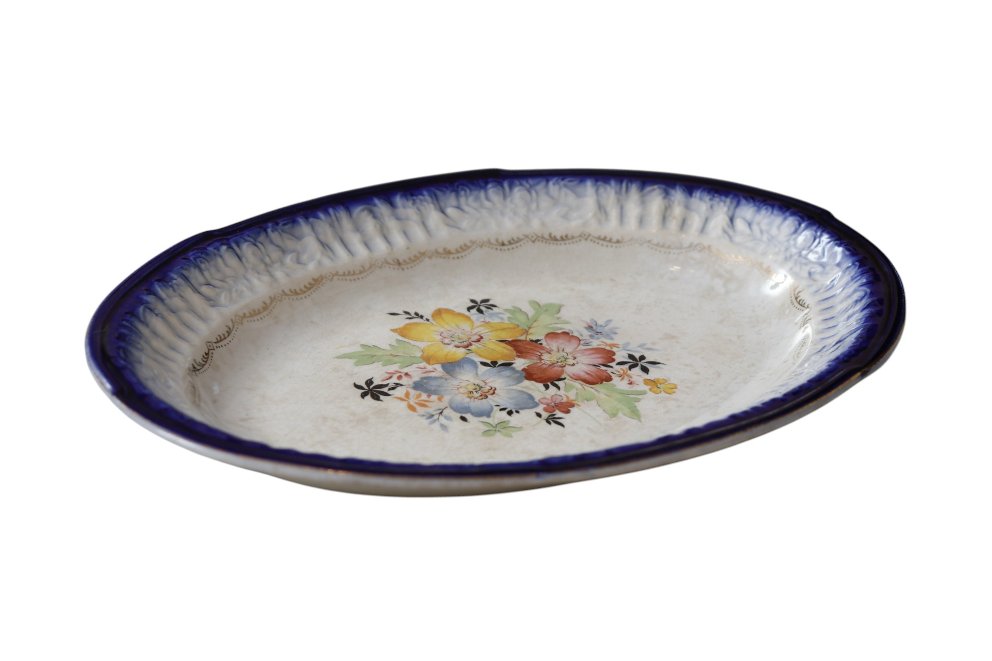French Saxon China Co. Ceramic Platter~P77736871