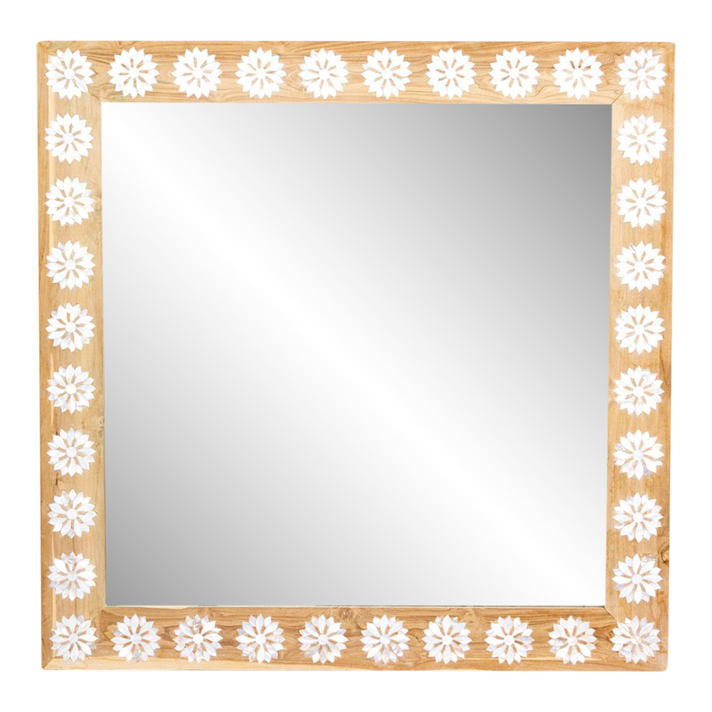 Blossom Mother of Pearl Inlay Mirror~P77662730