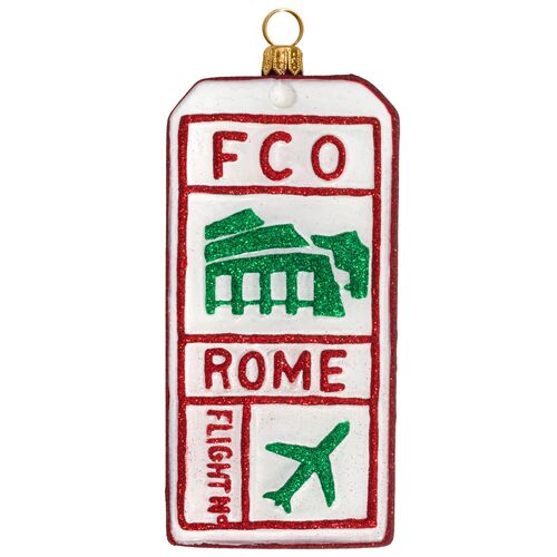 Rome, Italy Luggage Tag Ornament