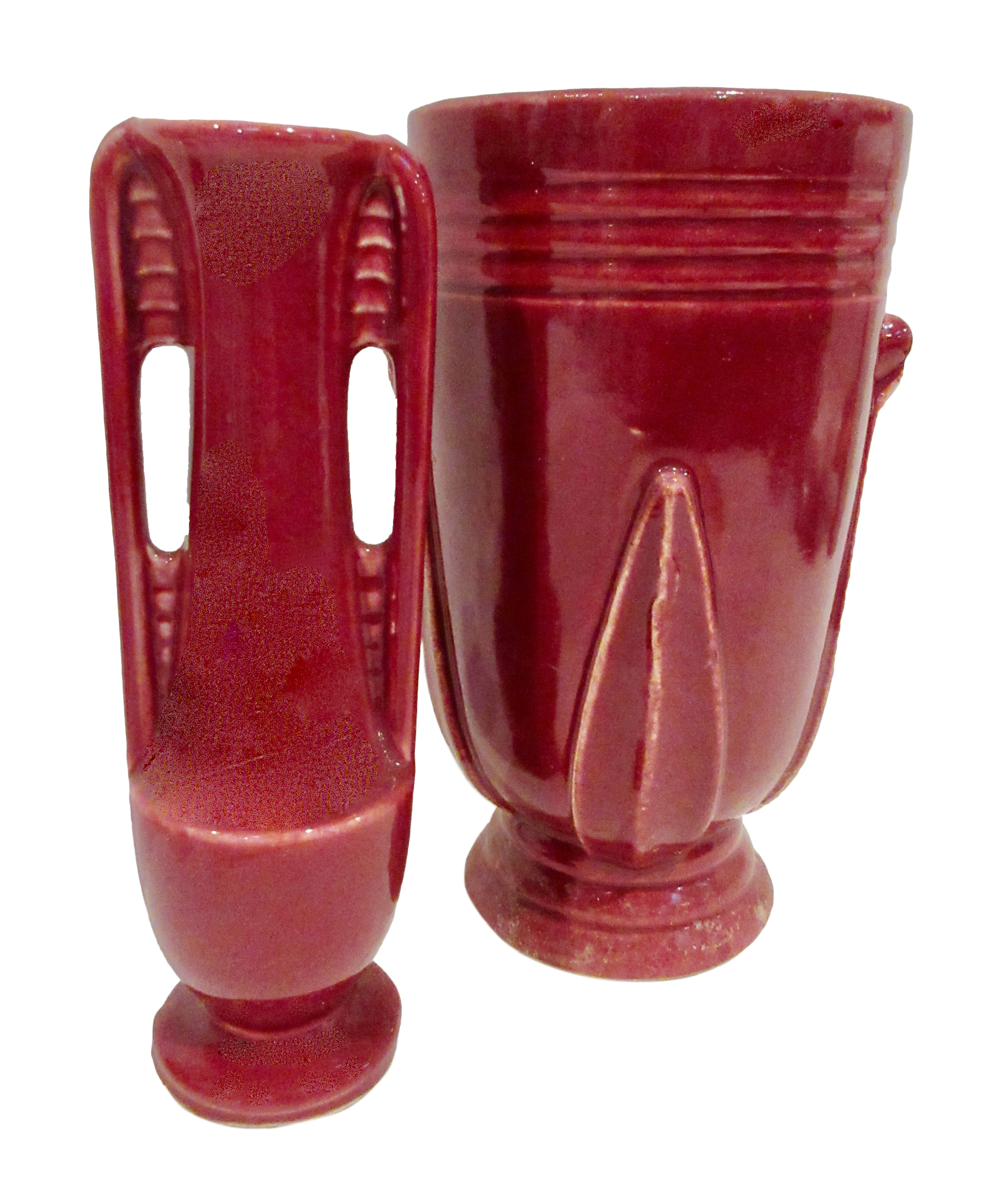 American Pottery Art Deco Vases S/2~P77632353