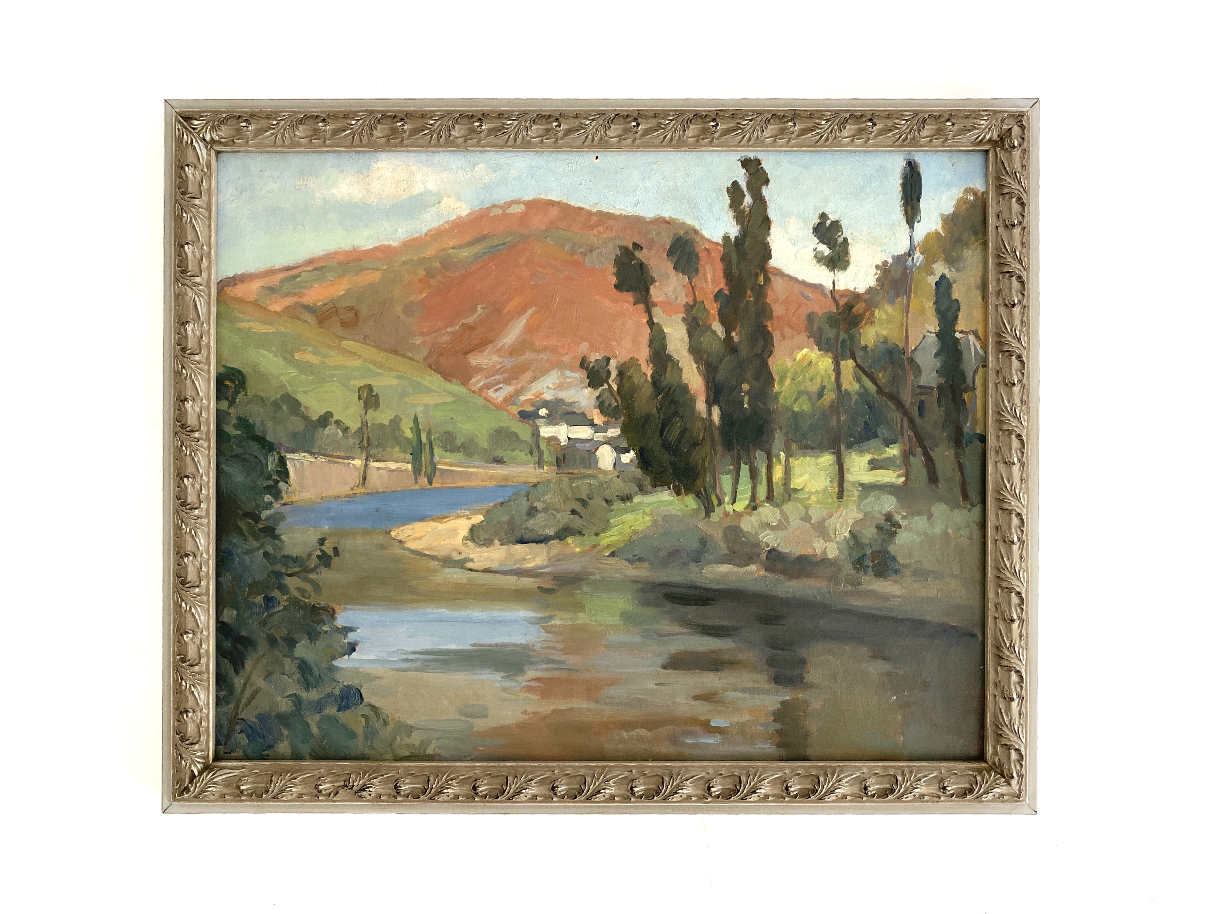 1934 French Plein Air Oil Painting