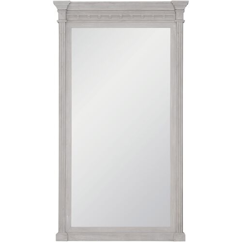 Stassi Oversized Floor Mirror, Antique Gray Pine~P77655979