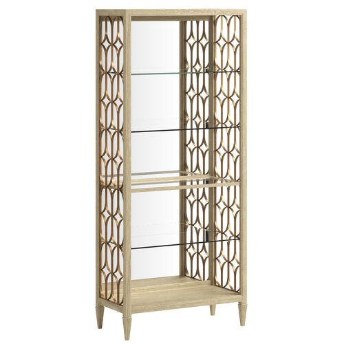 Tallow Trellis 5-Shelf Glass Étagère Tallow Trellis 5-Shelf Glass Étagère