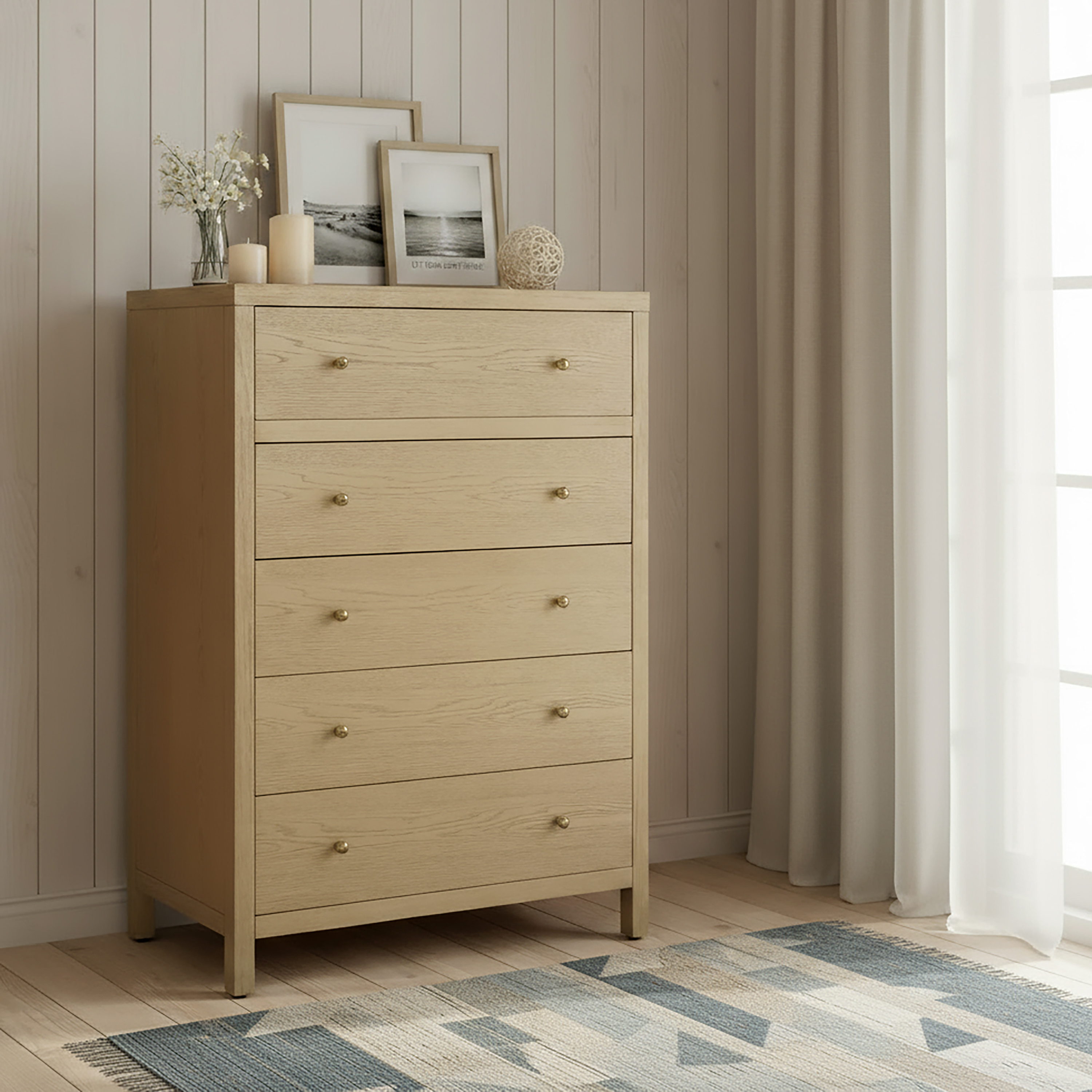 cream oak dresser Summer Hill Neutral-Toned Heels Designed for you to St. John's Bay Harrison Bedroom dresser Size:40/30