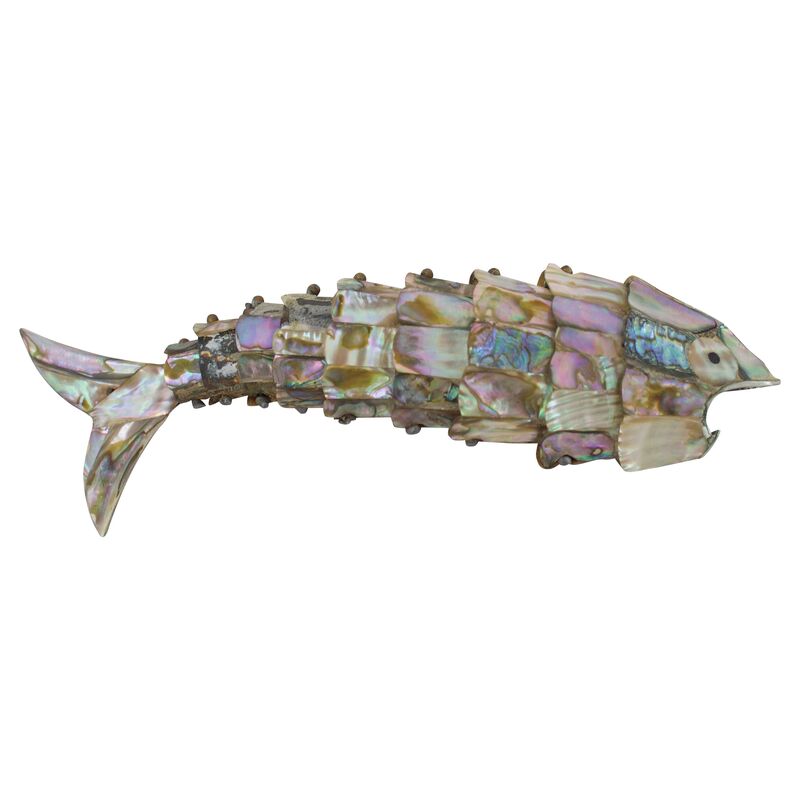 Abalone Jointed Fish Bottle Opener
