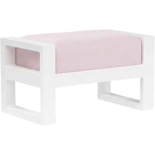 Harlyn Outdoor Aluminum Ottoman Harlyn Outdoor Aluminum Ottoman