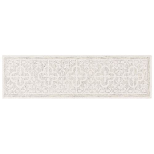 Piper Rug, Grey/Ivory