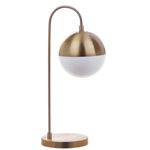 Morina Table Lamp, Brass/White~P62687751