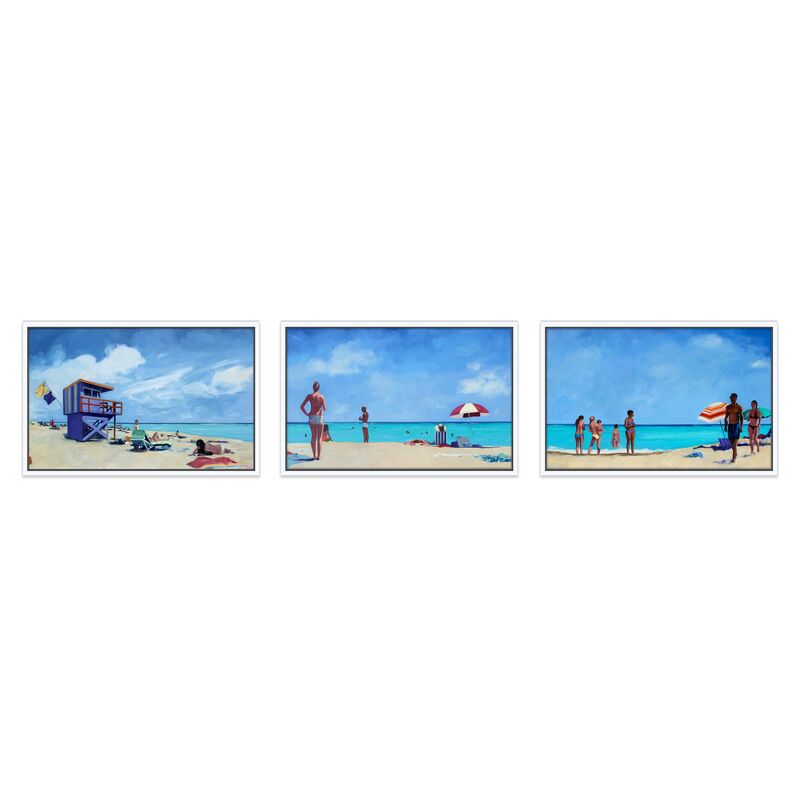 T.S. Harris, Beach Day Triptych