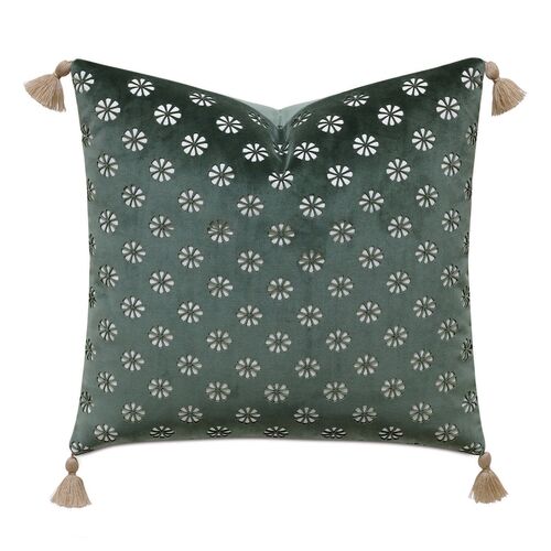 Mint Punch 20x20 Pillow, Dark Green~P77634420