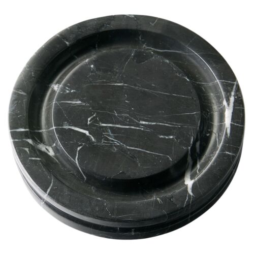 Marquina Soap Dish, Black Marble