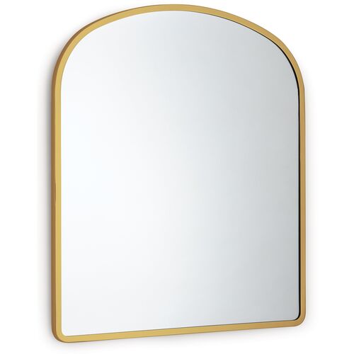 Cloak Wall Mirror, Brass~P77622445