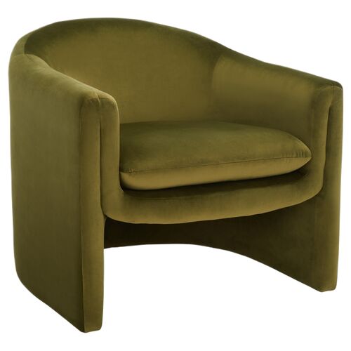 Kestrel Performance Velvet Accent Chair