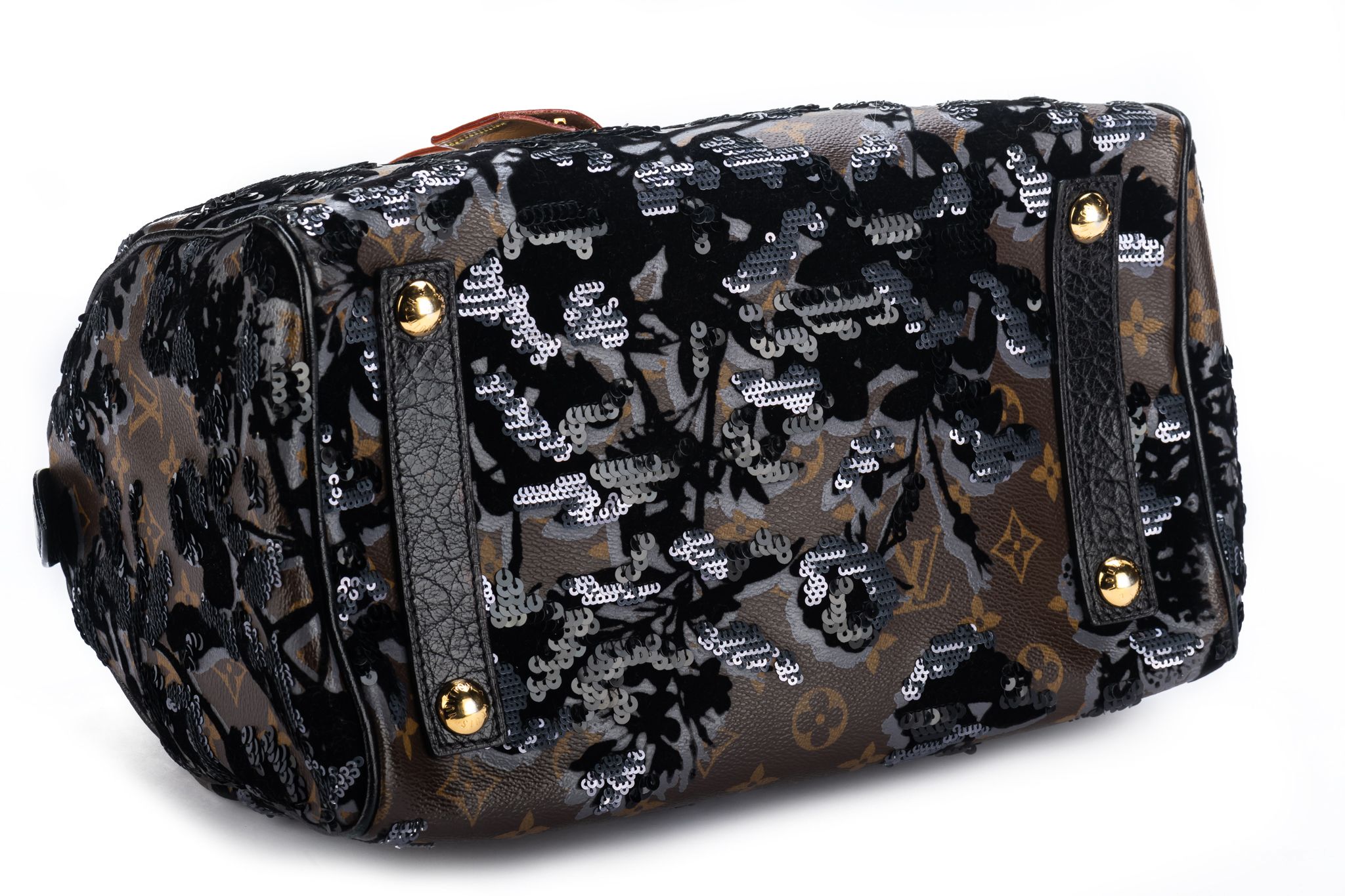 Speedy glitter handbag Louis Vuitton Multicolour in Glitter - 22433335