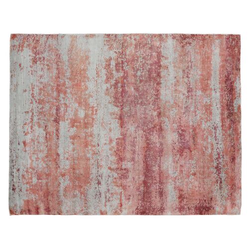 Lorni Hand-Knotted Rug, Pink/Multi~P77505971