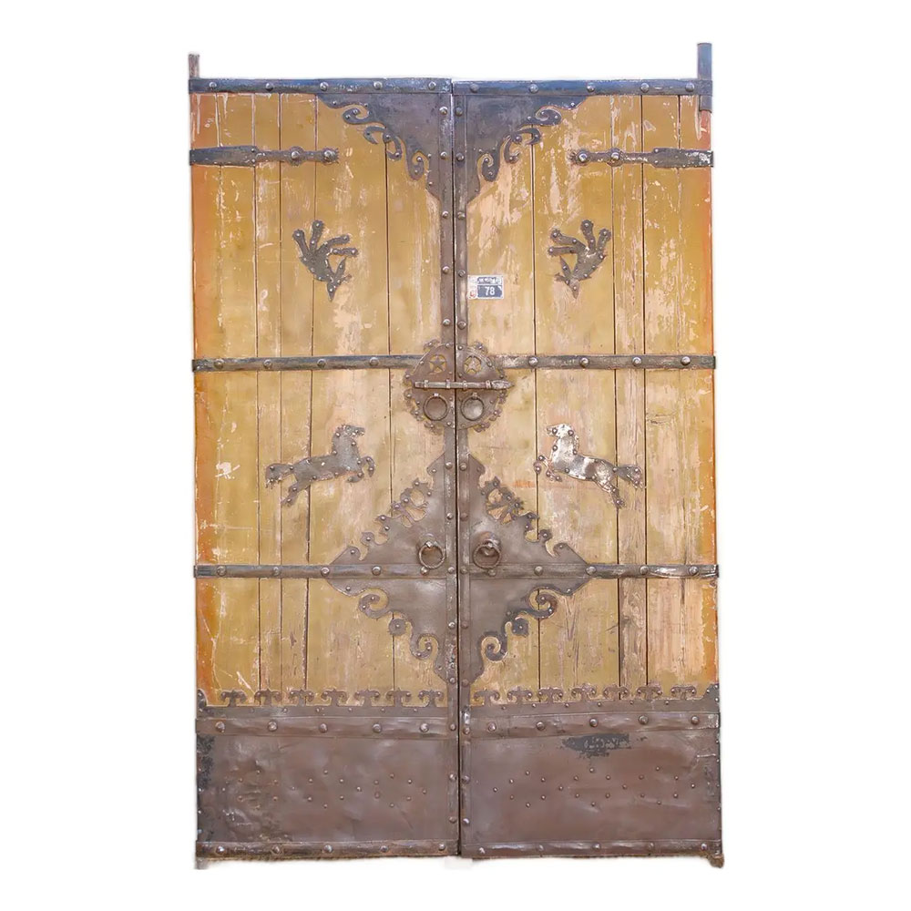 Impressive 19th Century Mongolian Doors~P77746116
