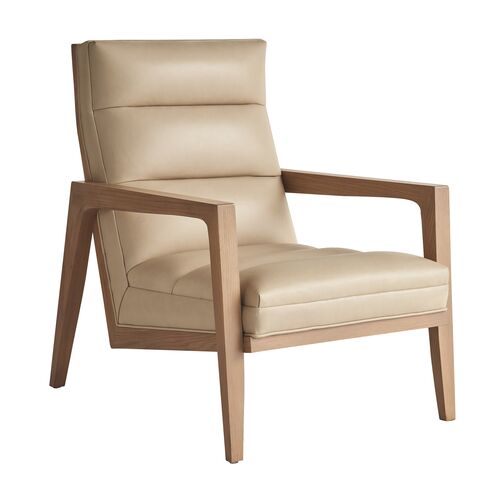 Hayley Leather Chair, Tan Hayley Leather Chair, Tan