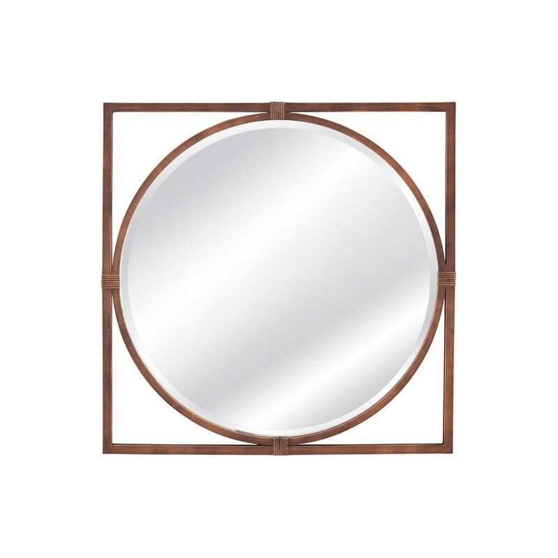 Sadie Wall Mirror, Bronze