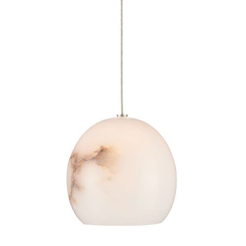 Lazio 1-Light Round Multi-Drop Pendant, White