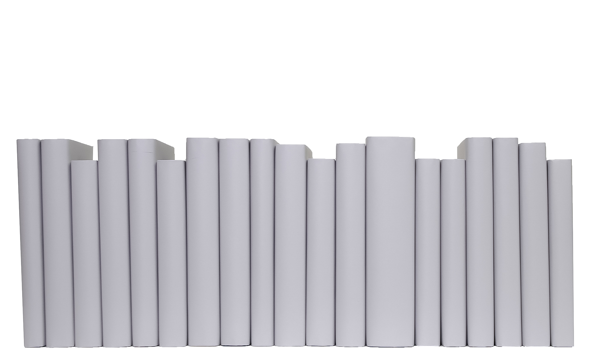 Paper Wrapped Decorative Books by the Foot, Cloud Grey