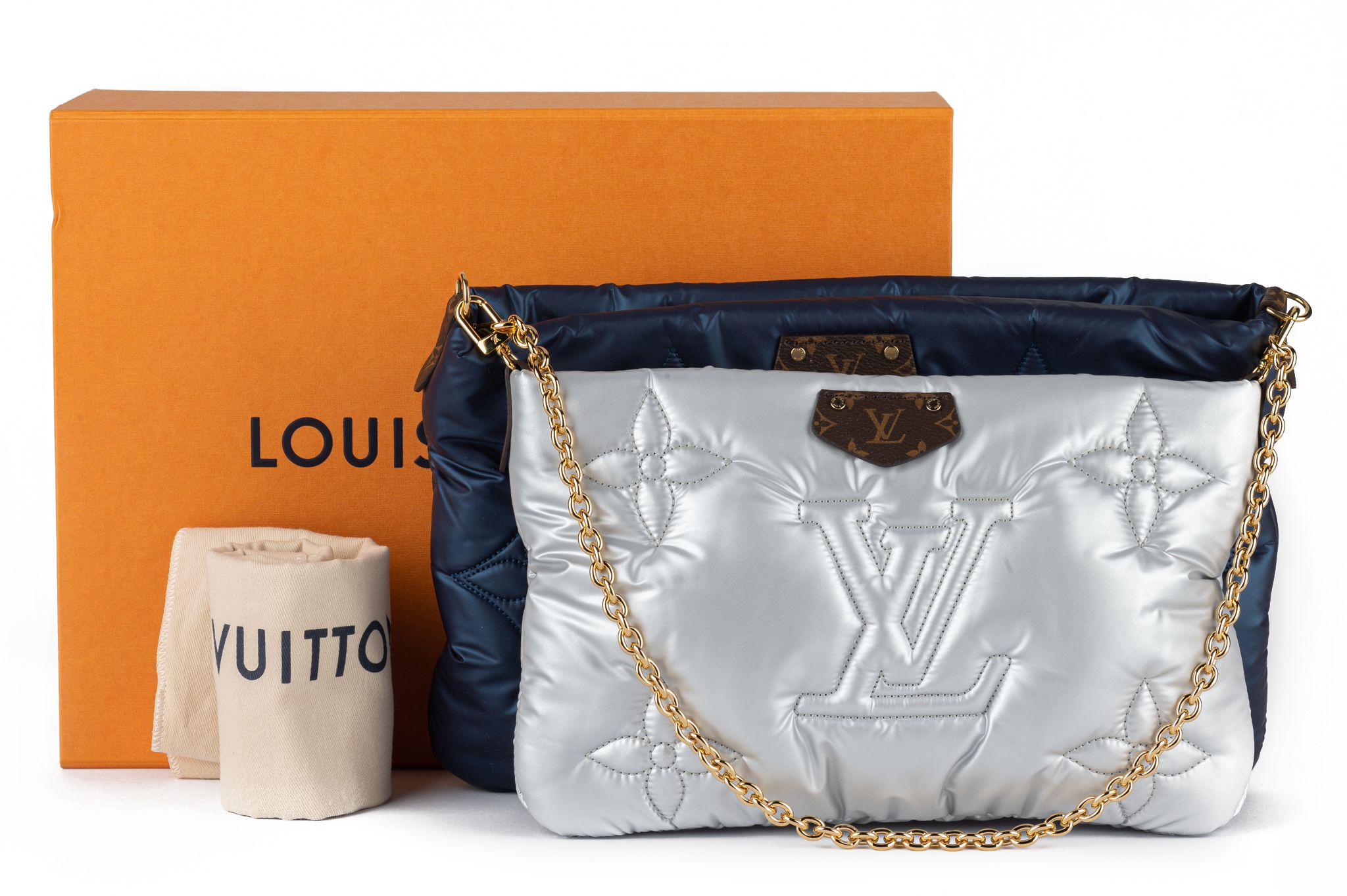 Louis Vuitton Limited Puffer Monogram Pillow Multi Pochette Maxi