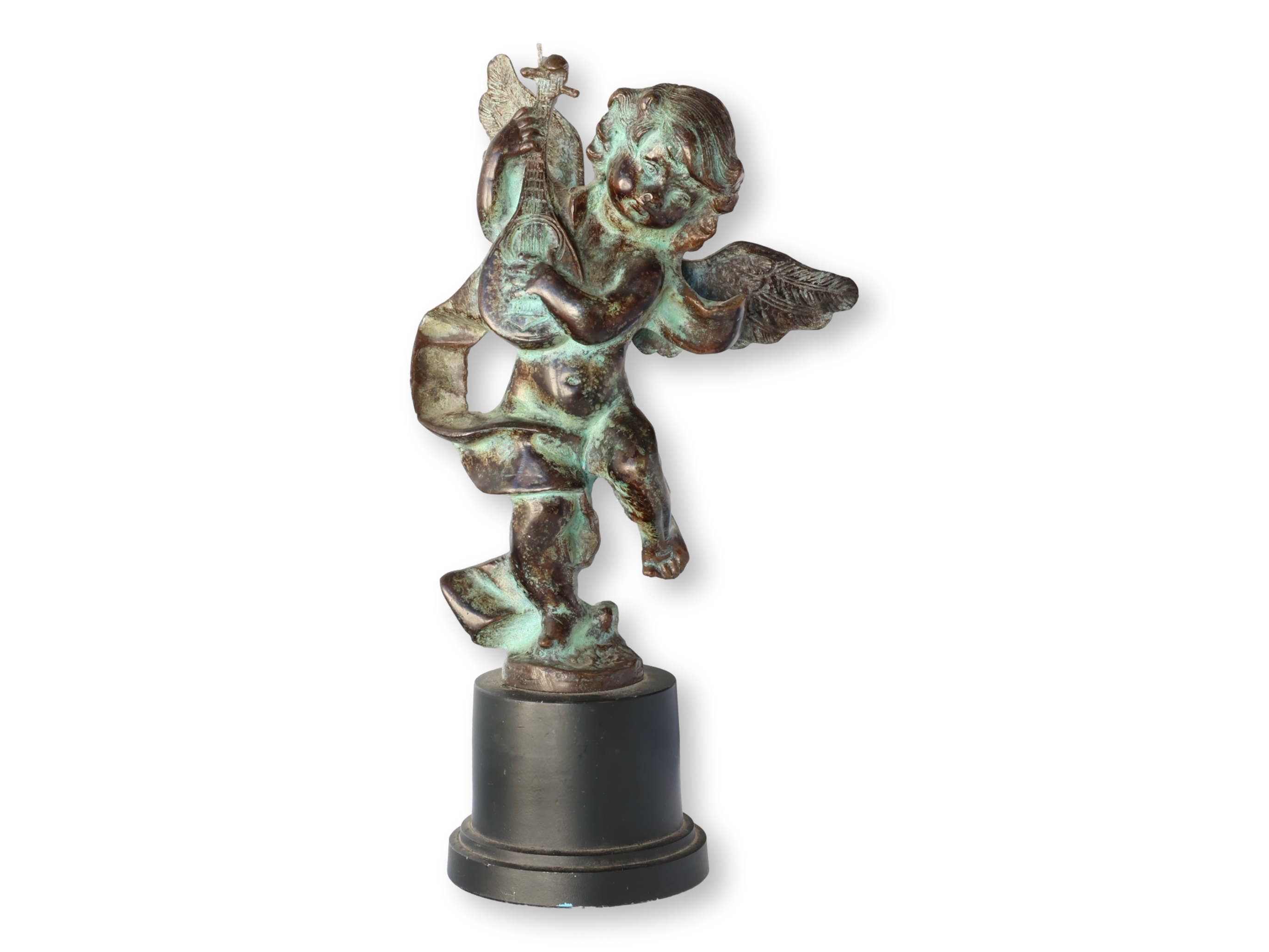Vintage Bronze Cherub Statue Vintage Bronze Cherub Statue~P77719638