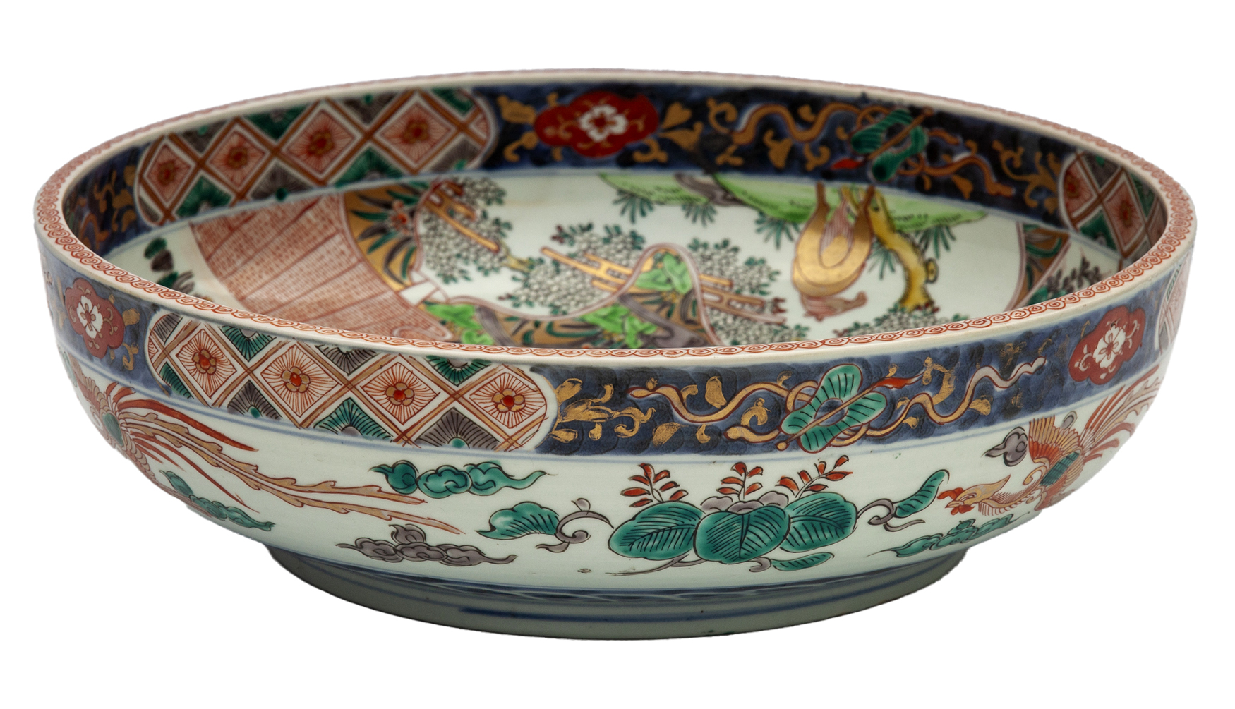 Chinese Hand Painted Imari Stoneware Bowl~P77709142