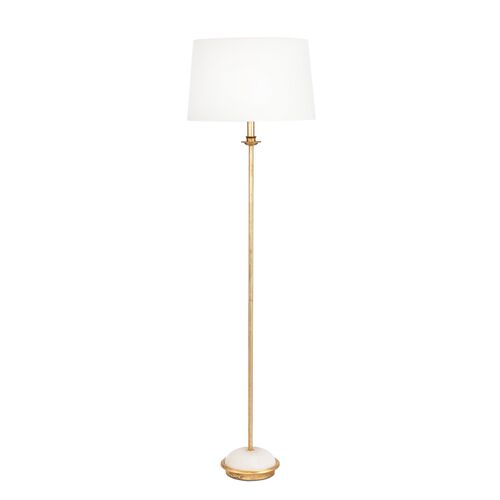 Southern Living Fisher Floor Lamp, Gold