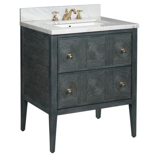 Santos 28" Vanity with Rectangular Undermount Sink