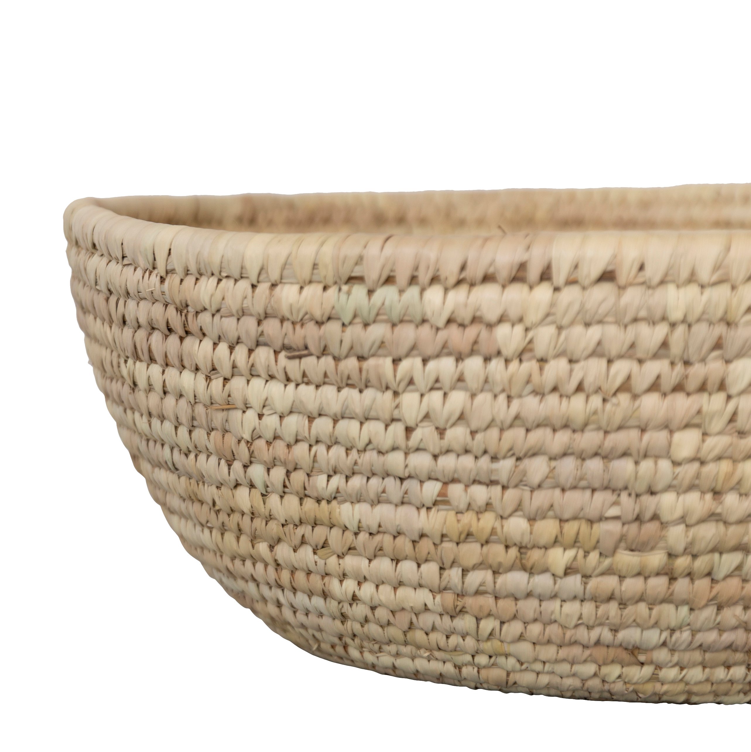 Oval Jute Baskets in Charcoal