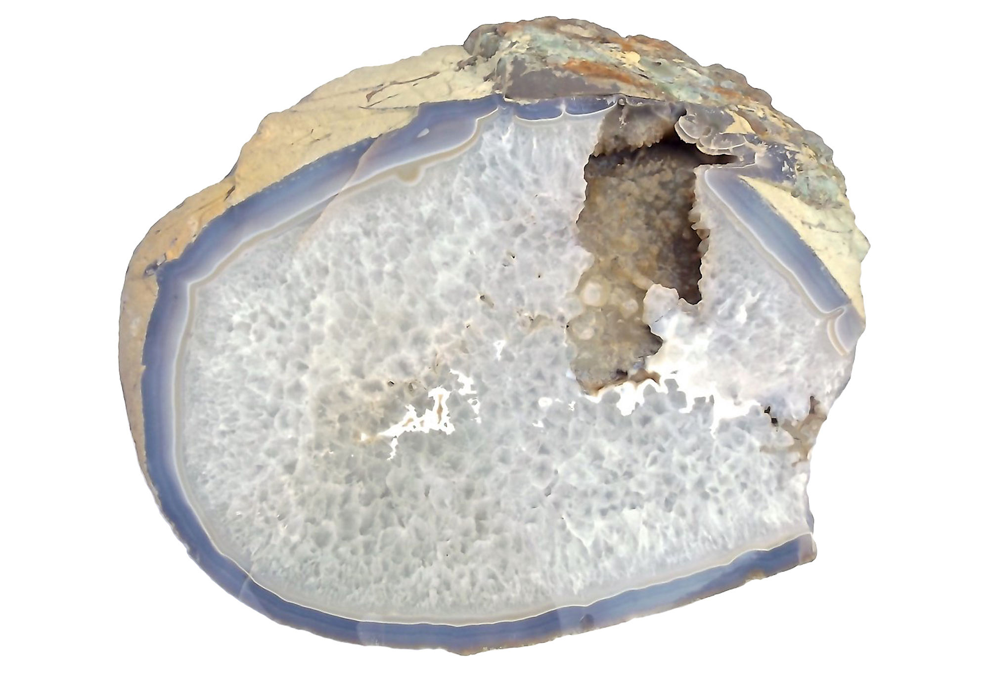 Giant Quartz Agate Geode Specimen~P77115334