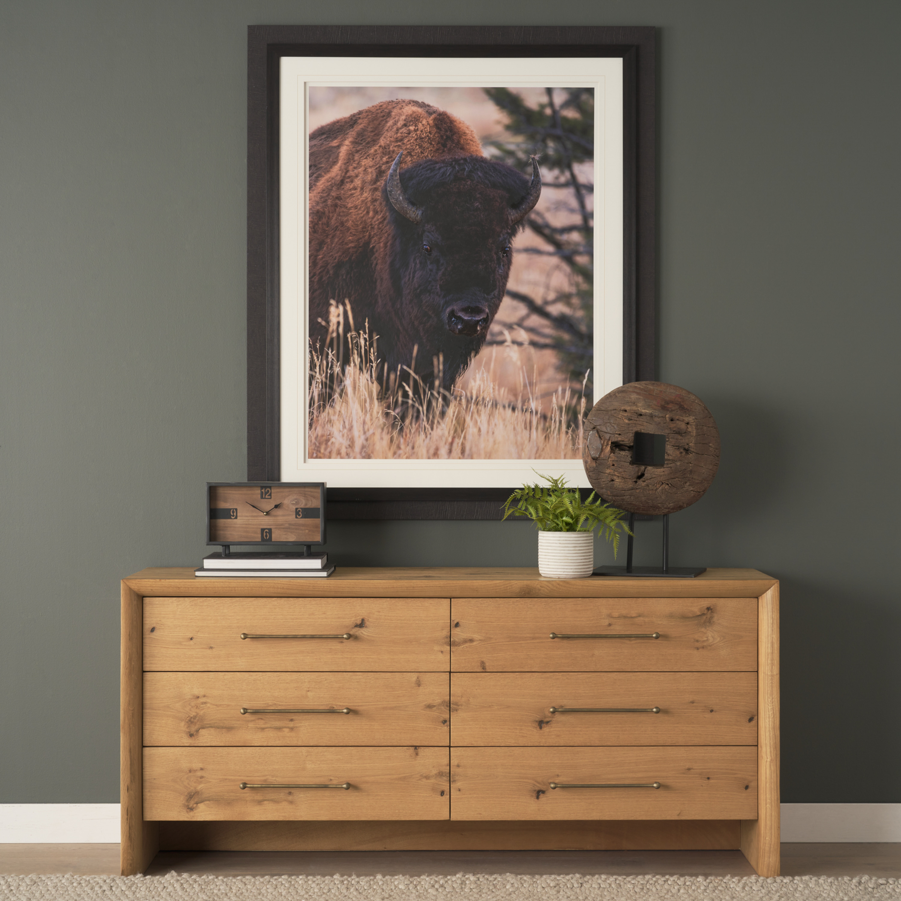 dawson grey wash 6-drawer dresser Skye Oak Dresser, Light Brown Wooden dresser