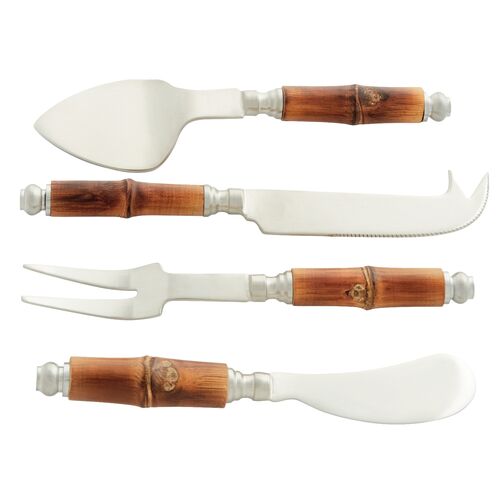 Barclay Butera, S/4 Keystone Cheese Knives Barclay Butera, S/4 Keystone Cheese Knives