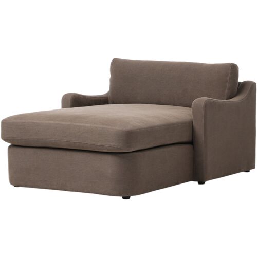 Aurelia Linen Chaise Lounge