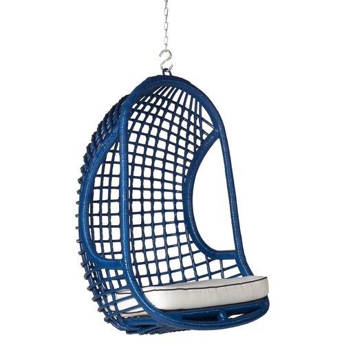 Troy Hanging Chair, Navy~P77383146