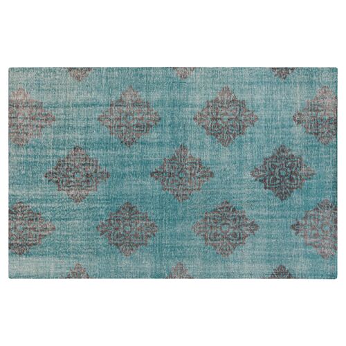 Zana Flat-Weave Rug, Blue