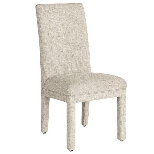 Monroe Side Chair, Crypton Linen