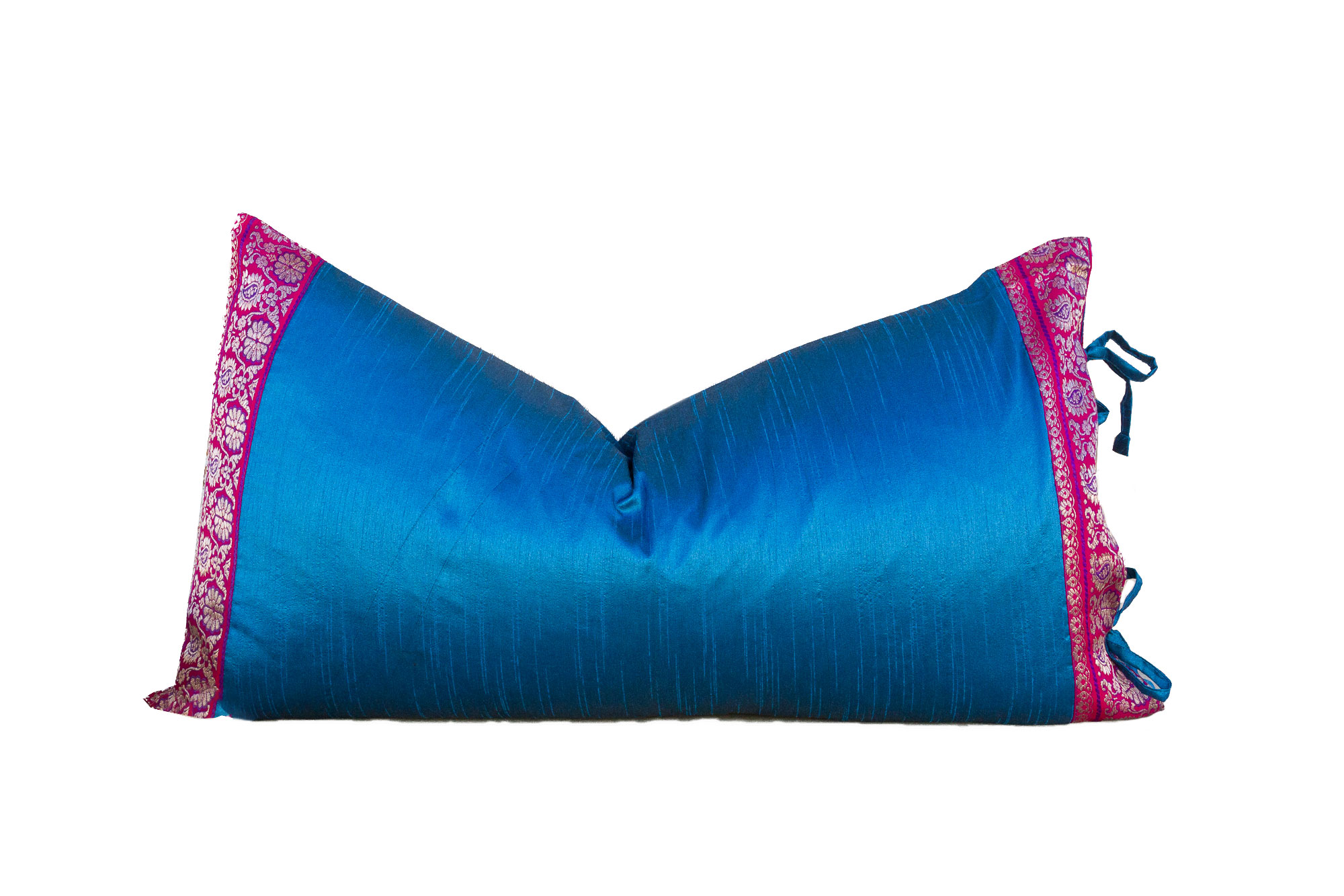 Atasi Large Festive Indian Silk Pillow~P77649361