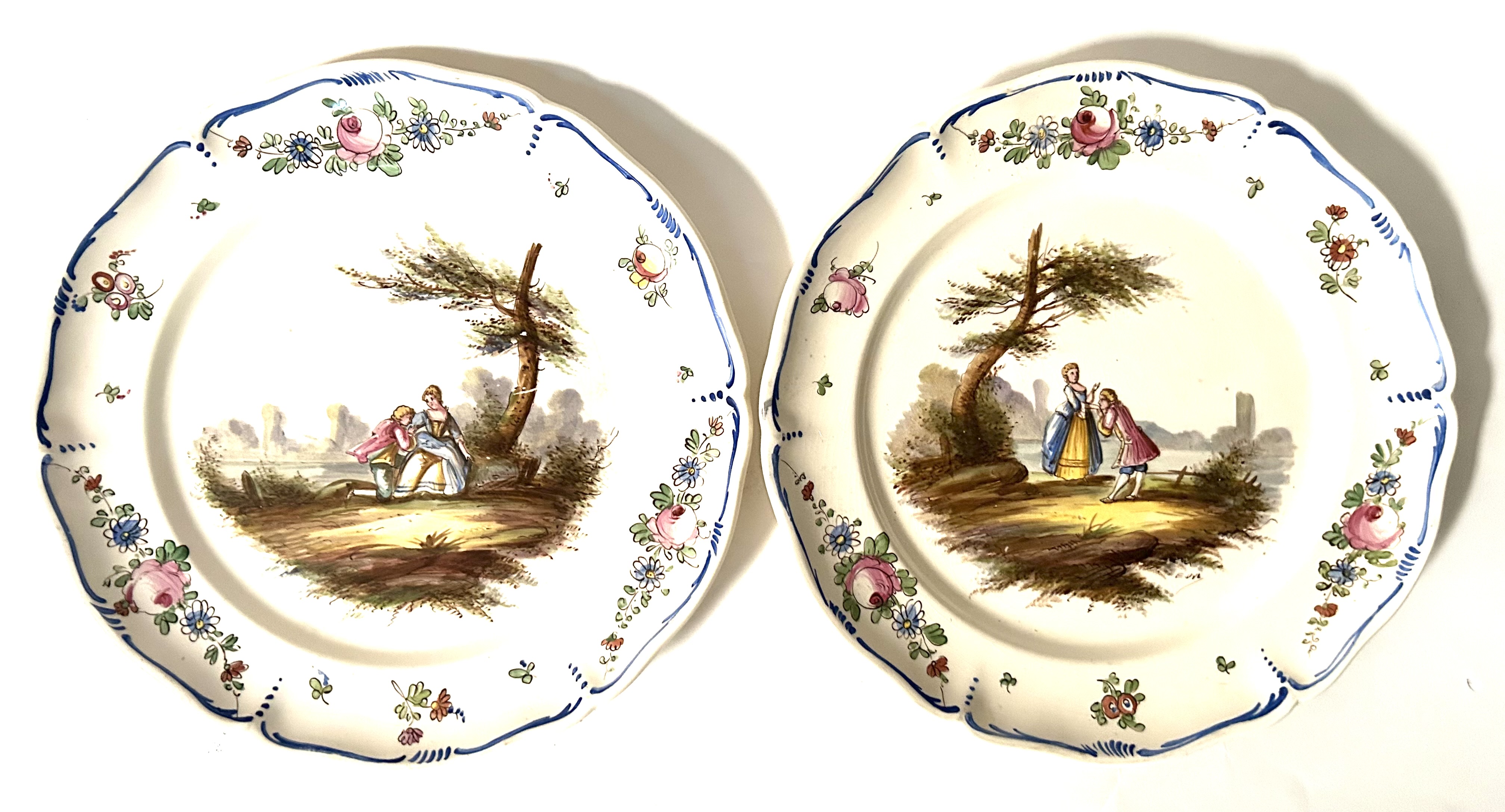Lille French Faience Plates - 1800s~P77736708