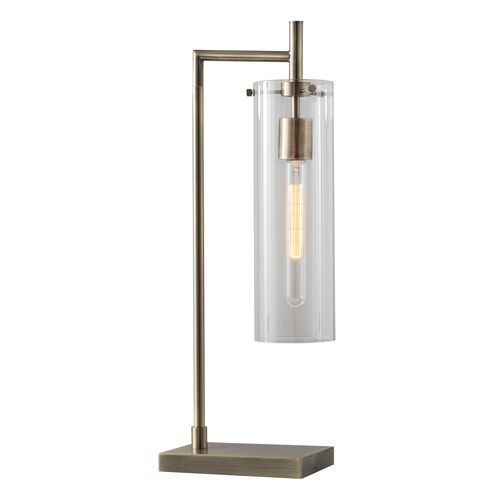 Zenon Table Lamp, Antiqued Brass~P47540392