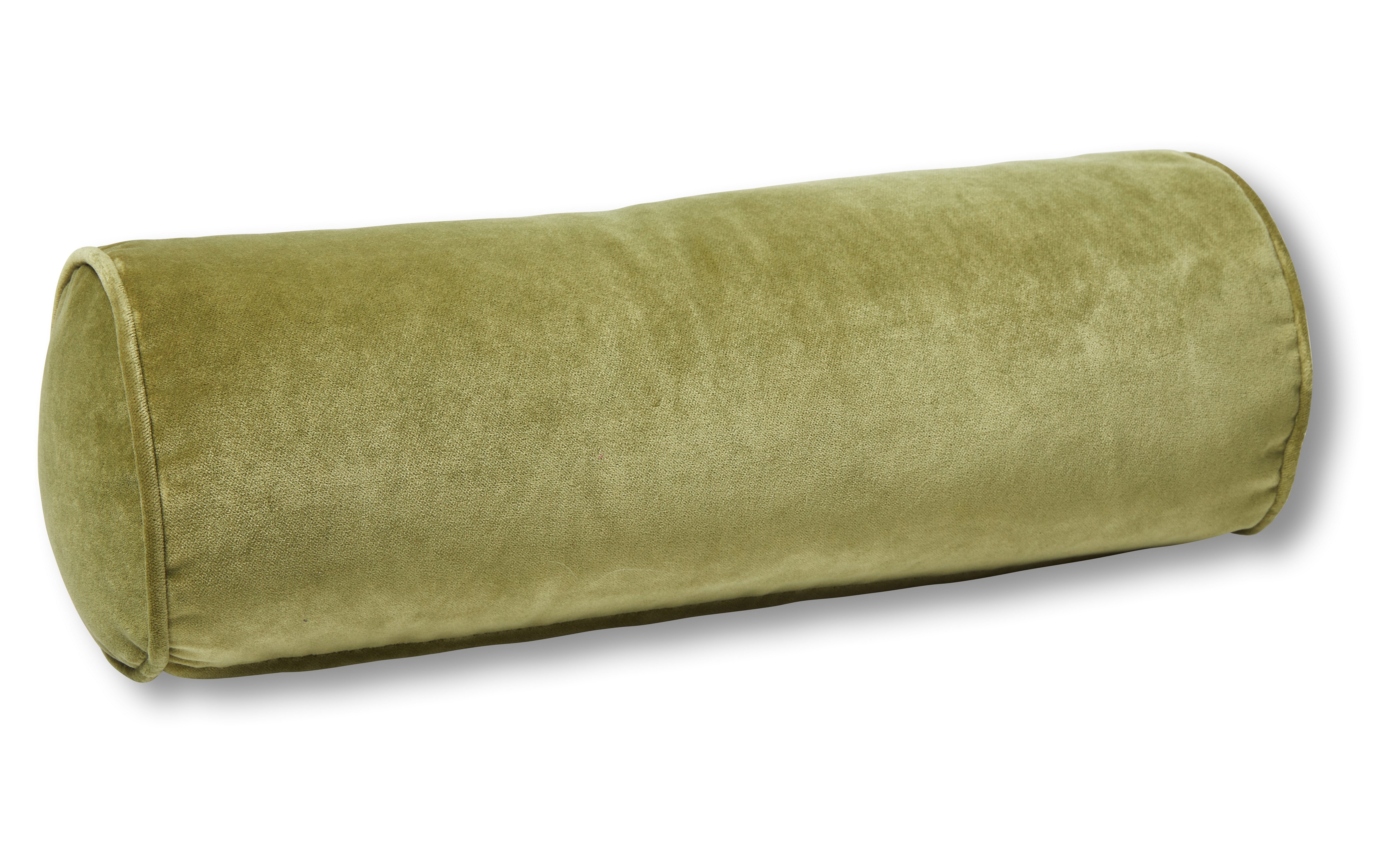 Green on sale bolster pillow