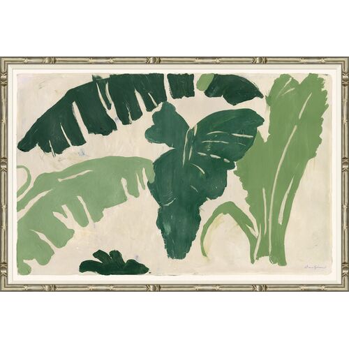 Dana Gibson, Fronds I Framed Painting, 26.75" x 39.75" Dana Gibson, Fronds I Framed Painting, 26.75" x 39.75"