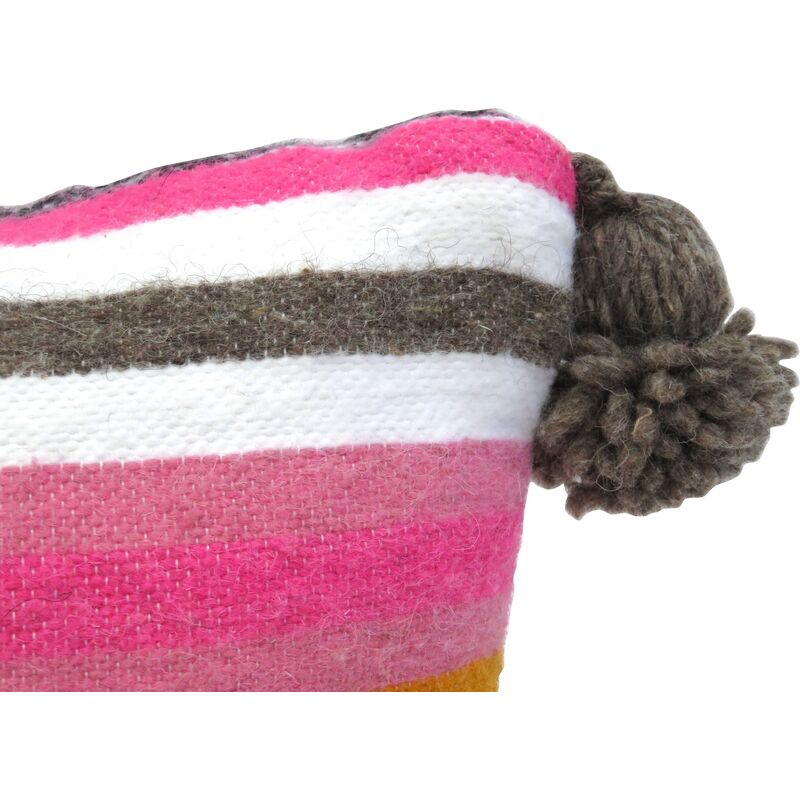 Habibi Imports Striped Moroccan Wool Pillow One Kings Lane