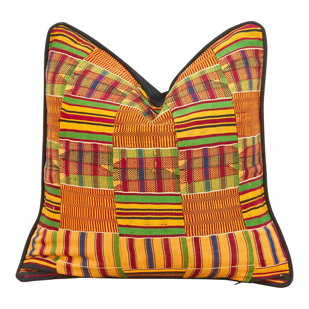 Nana Vintage African Kente Pillow Cover~P77699391