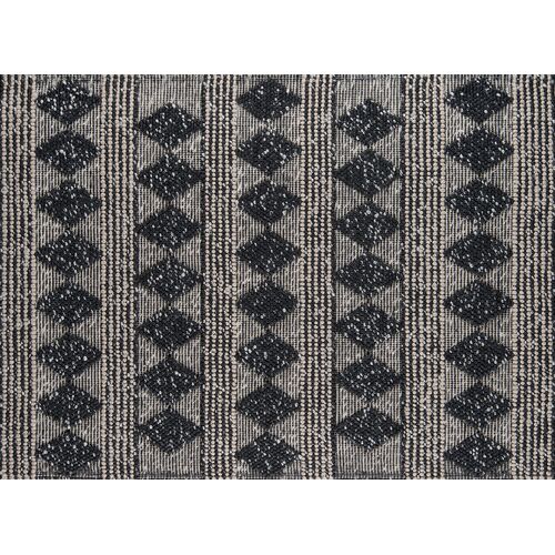 Diaz Hand Woven Wool/Viscose Rug, Charcoal Diaz Hand Woven Wool/Viscose Rug, Charcoal