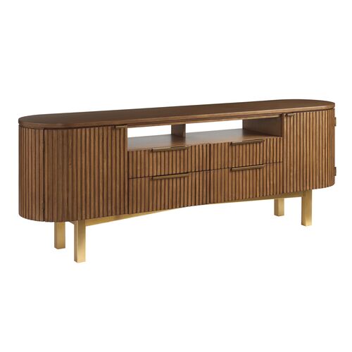 Crescent Bay Media Console, Sierra Tan